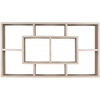 Wohnling Wandregal 85 x 47,5 x 16 cm Sonoma