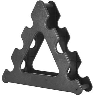 GORILLA SPORTS Kurzhantelständer Gymnastikhantelbaum Schwarz, (1-St) schwarz