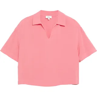 s.Oliver Viskosebluse im Boxy Fit Pink 46