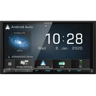 Kenwood DMX8020DABS Doppel-DIN Moniceiver mit DAB+, Wireless CarPlay, Android Auto, 6,9" Touchscreen