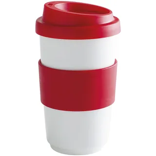KAHLA fillit Becher 0,40 l cherry red To Go Becher aus Porzellan