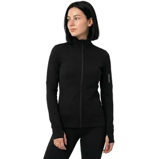 Icebreaker 260 Quantum IV LS Zip Merino Fleecejacke Schwarz M