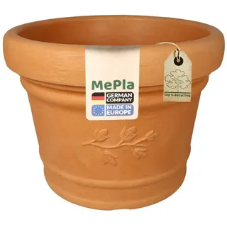 Heimwerkercenter Blumentopf MePla Blumentopf Palermo ø50 cm, Terra, frostfester Kunstoff orange 50 cm x 37 cm x 50 cm