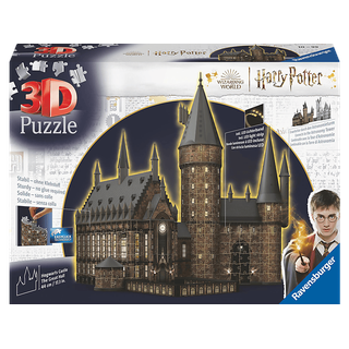 RAVENSBURGER Hogwarts Castle Great Hall Night Edition 3D Puzzle