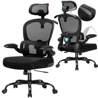COMHOMA Ergonomisch Schwarz