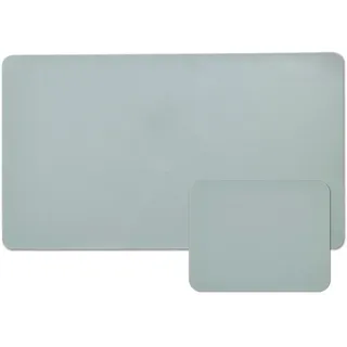 Organizer ZELLER PRESENT "Schreibtischunterlage inklusive Mousepad", grün (mint), B:70cm H:0,5cm T:40cm, PVC, Aufbewahrungsboxen, Kunstleder, leicht abwischbar