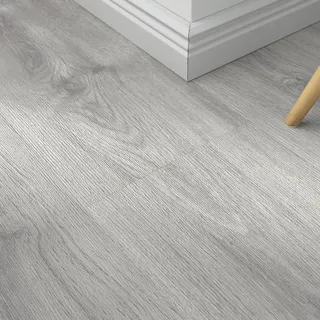 Laminat Modern Grau – inkl. Dämmung & Fußleisten