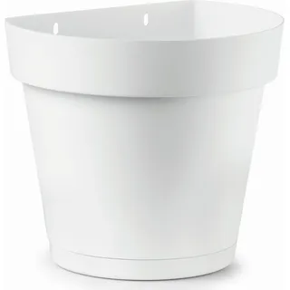Cleo-wandvase  Weiß - 18 Cm