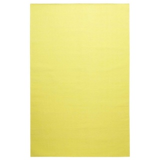 Teppich Nizza, Green Looop, rechteckig, Höhe: 5 mm, Baumwollteppich, einfarbig, pflegeleicht, Wohn-Schlafzimmer, 2x2,9 m gelb