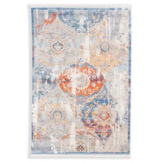 Schöner Wohnen Mystik Orientteppich 160 x 235 cm Blau/Silber