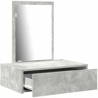 vidaXL Schminktisch Wandmontage Betongrau 60x40x70 cm
