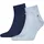 Quarter Socken Light Blue Melange 43-46