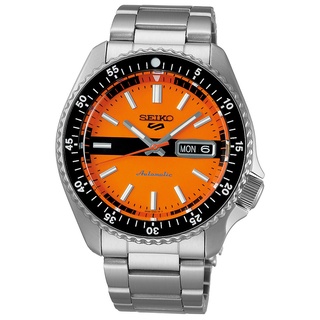 Seiko 5 Sports SRPK11K1 Herren-Armbanduhr Automatik Orange Special Edition