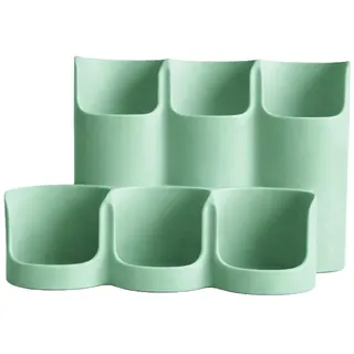 Zerup/Syrup Ständer für More Nutrition/ESN für 6 Flaschen – 3D gedruckter Zerup Halter | Modular erweiterbar | Flaschen Organizer & Regal für More Nutrition/ESN Zerup | diverse Farben I Farbe mint