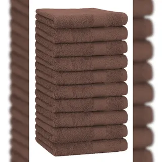 Betz Premium Handtuch 50 x 100 cm braun 10 St.
