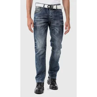 Cipo & Baxx 5-Pocket-Jeans Hose im modernen Schnitt blau 40