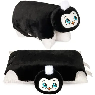 Brubaker Kuscheltierkissen Pinguin 40 x 30 cm Schwarz/Weiß