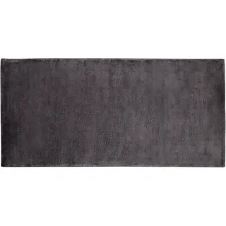 Beliani Gesi II Kurzflorteppich 80 x 150 cm Grau