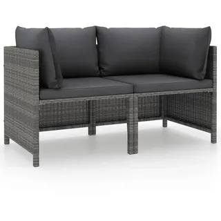 vidaXL Gartensofa 65 x 64 x 32 cm Grau