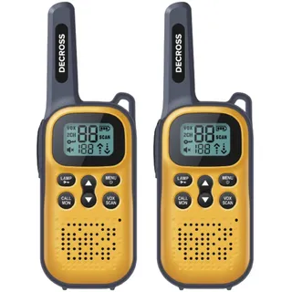 decross DC43 Gelb 2er-Set DC4311100002000 PMR-Handfunkgerät