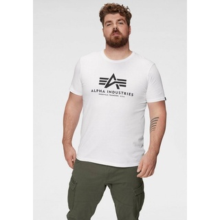 Alpha Industries T-Shirt Basic T-Shirt weiß 4XL