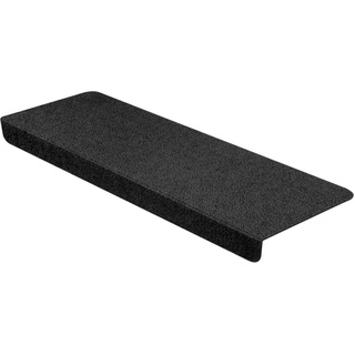 StickandShine Stufenmatte in schwarz eckig für Treppenstufen, Treppenstufenmatte zum aufkleben