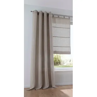 Kutti Metis Leinen Ösenschal 140 x 225 cm Beige 1 Stück