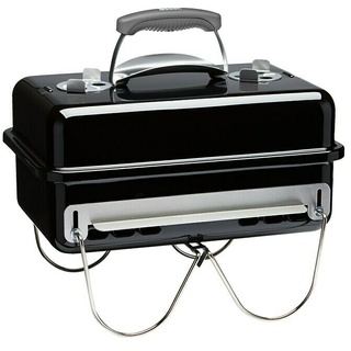 Weber Go-Anywhere Holzkohlegrill 1131004 (Grillfläche 1131004 (B x T): 42 x 26 cm, Schwarz)