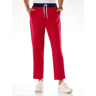 Sweathose CLASSIC BASICS, Damen, Gr. 56, Normalgrößen, weiß, 95% Polyester, 5% Elasthan, gemustert, mehrfarbig, Hosen Sweathose