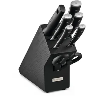 Wüsthof Classic Ikon Messerblock 8-tlg. Schwarz