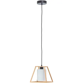 Brilliant Giseh 1-flg. 23 cm quadratisch Holz/Glas natur/weiß