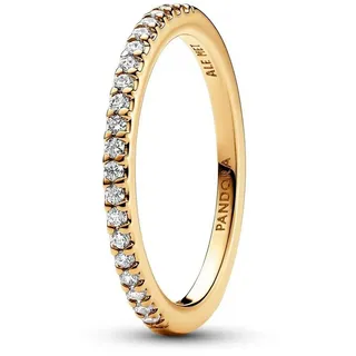 Pandora Damen-Ring Funkelndes Band Goldfarben, 50/15,9
