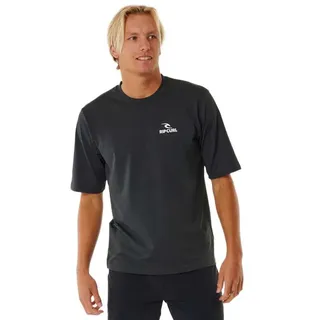 Rip Curl Stack UV-Shirt Herren black marle - schwarz
