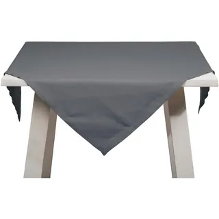 Pichler Tischdecke, Graphit, Textil, Uni, rechteckig, 100x100 cm, Wohntextilien, Tischwäsche, Tischdecken