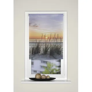 HOME WOHNIDEEN Raffrollo EVENING 90 x 150 cm beige