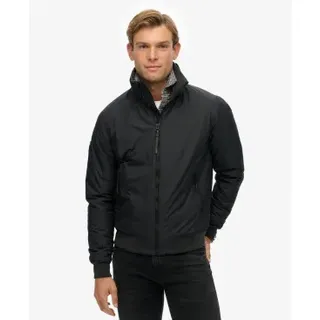 Superdry für Herren. M5012258A City Harrington Jacke navy (L), Lässig, Polyester, Marine