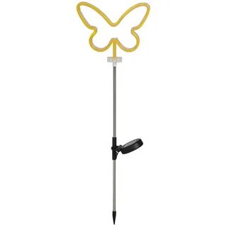 MARELIDA Solarleuchte Solar Gartenstecker H: 66cm 1 Stück gelb