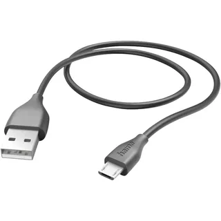 Hama USB-A auf Micro-USB 1,5 m Schwarz