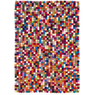 myfelt - Lotte Filzkugelteppich, 120 x 170 cm