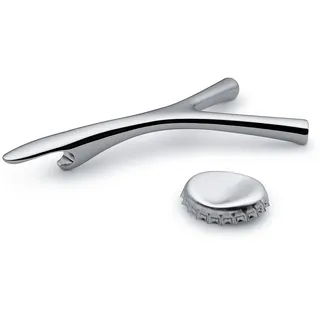 Alessi Flaschenöffner Virgula Divina Edelstahl 18/10 Silber