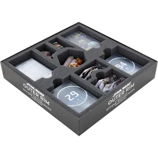 VARIA Group Feldherr Schaumstoff-Set kompatibel mit Star Wars: Outer Rim - Offene Rechnungen - Brettspielbox