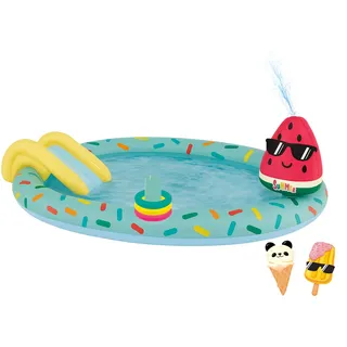 Happy People Spielcenter Eis Planschbecken 198 x 150 x 18 cm (77463)