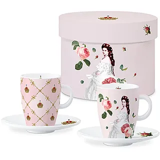 ppd Sisi and Vienna Espressotasse Geschenkpackung - rosa|beige