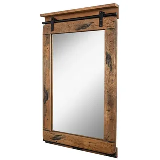 MASSIVMOEBEL24.DE Spiegel Mango 60 x 100 cm Beige