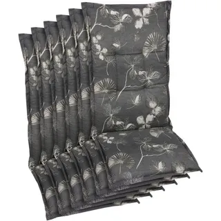 KONIFERA Hochlehnerauflage, (Spar-Set, 6 St), Natur Look taupe - Maße BxLxH ca.: 50 cm x 120 cm x 6 cm beige