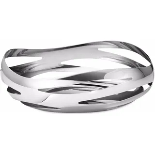 Georg Jensen Cobra Brotkorb Edelstahl Silber