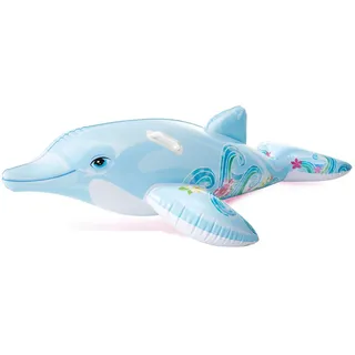 Intex Schwimmtier Delfin 58535NP 175 x 66 cm blau/türkis