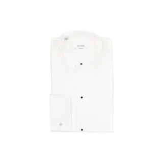 ETON Herren Smokinghemd weiß Baumwolle, weiß, NOS