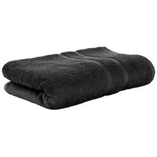 StickandShine Handtuch Handtücher Badetücher Saunatücher Duschtücher Gästehandtücher in Schwarz zur Wahl 100% Baumwolle 500 GSM 100 x 150 cm Badetuch