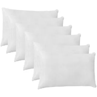 LILENO HOME Kissenfüllung Vlieskissen in verschiedenen Größen - Made in Germany, 6er Set Kissenfüllung 40x60 cm, waschbar - 40°C, allergikerfreundlich 40 cm x 60 cm